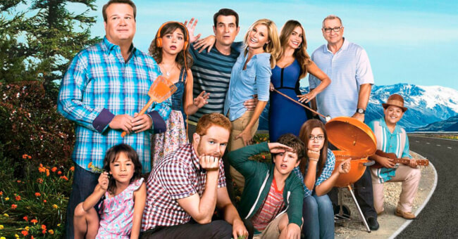 capa da série modern family