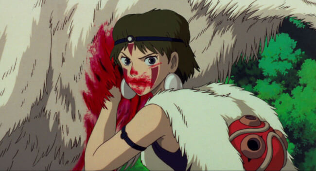 cena da princesa mononoke studio ghibli