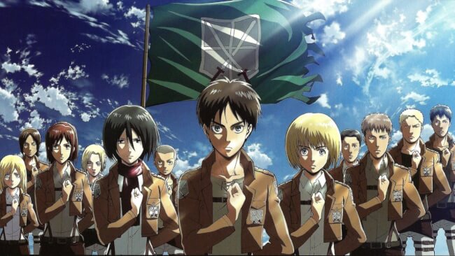 tropa da exploração de shingeki no kyojin attack on titan