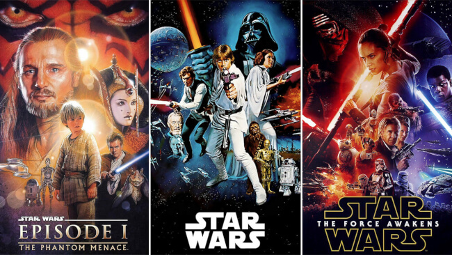 Star Wars filmes