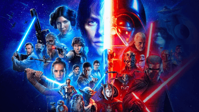 capa com personagens de star wars