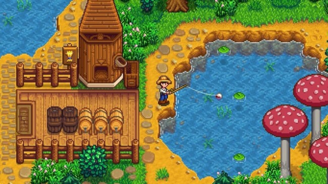 print de tela do stardew valley