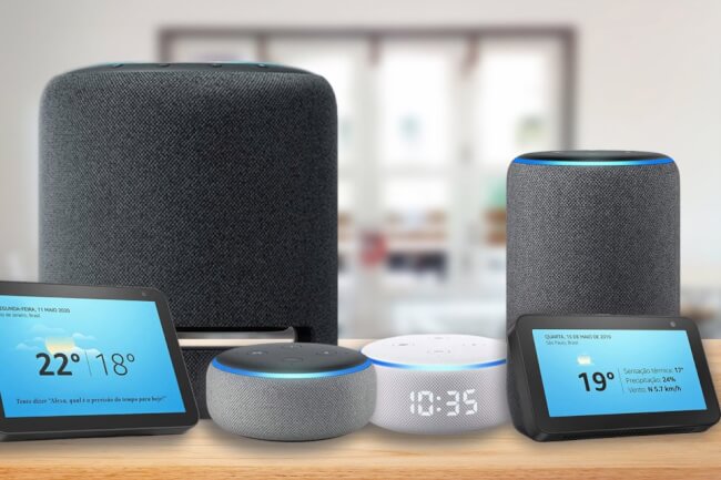 modelos da alexa echo dot da amazon