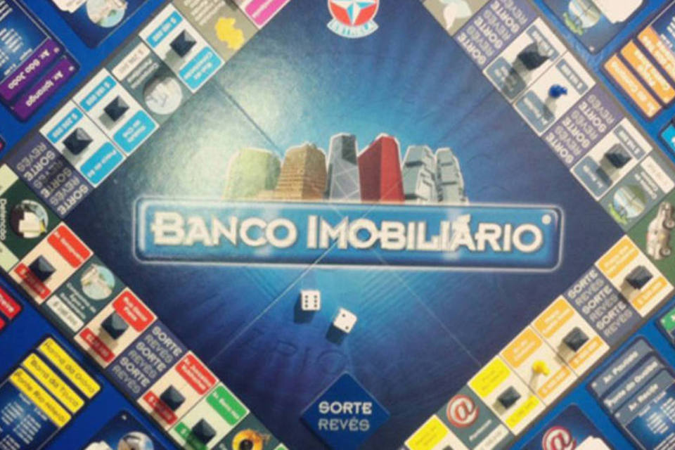 jogo de tabuleiro banco imobiliário