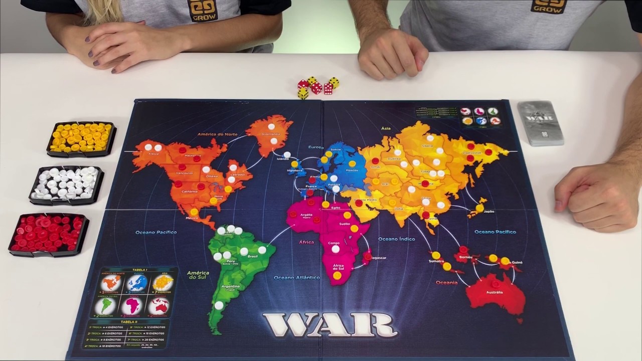 jogo de tabuleiro estrategia war
