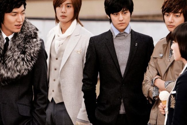 personagens de boys over flowers drama