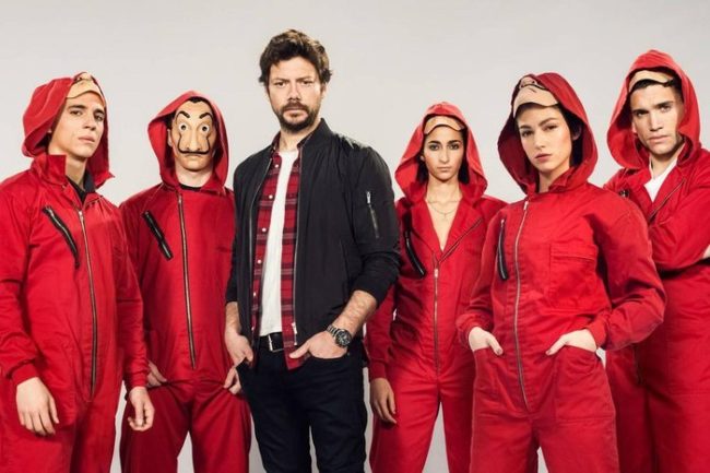 capa de serie la casa de papel